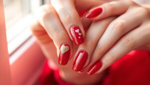 valentines day nails