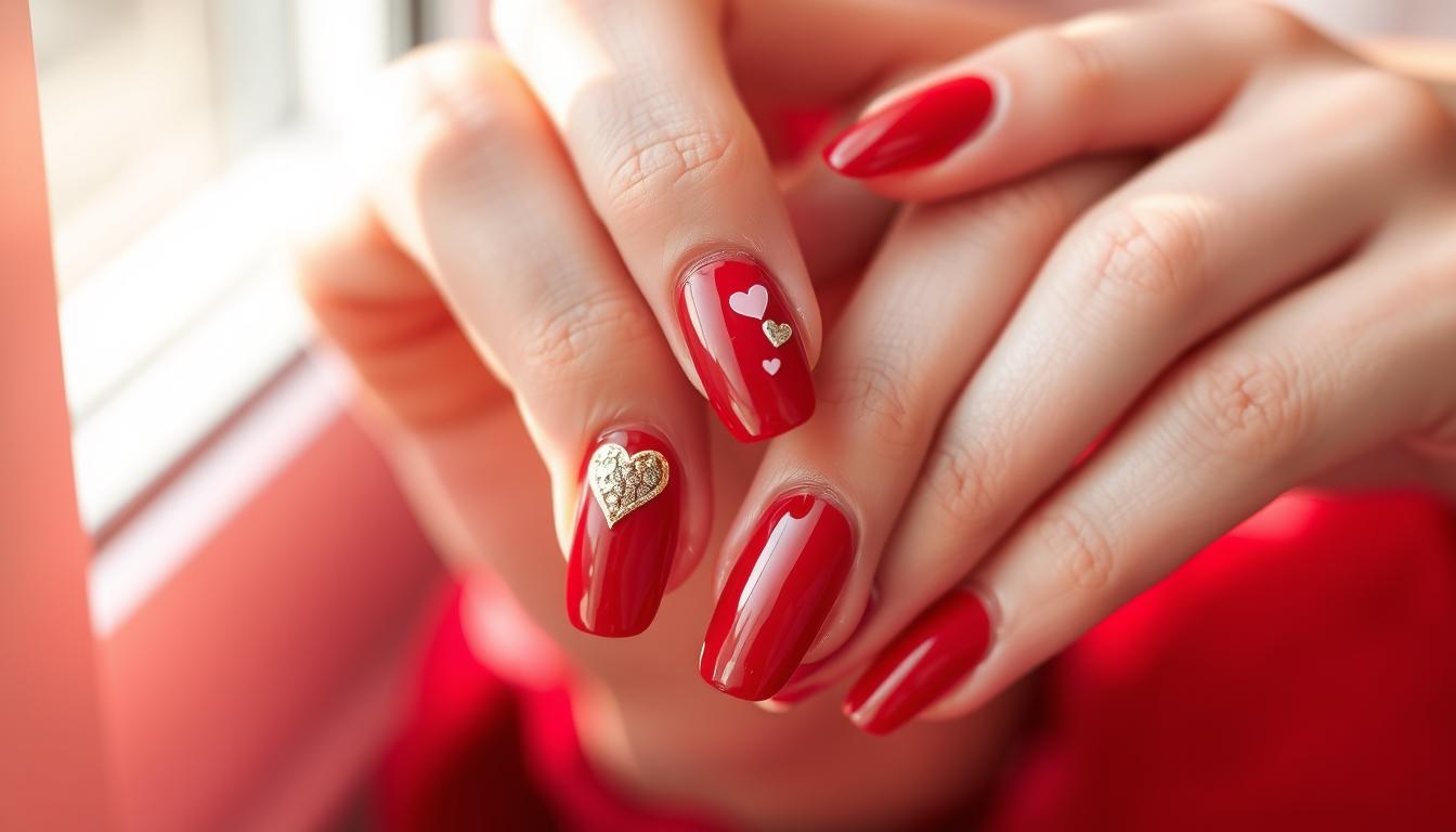 valentines day nails
